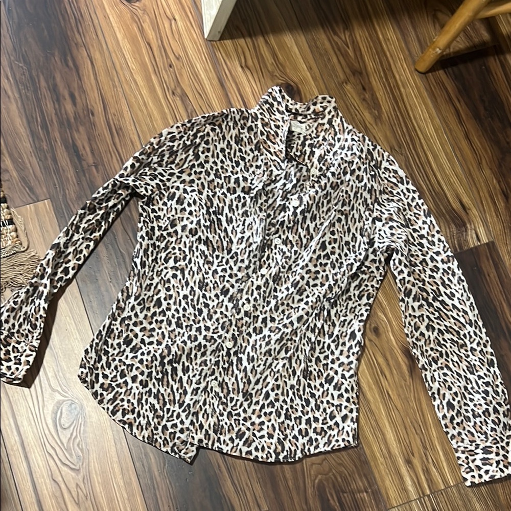 Leopard Print Women's Top